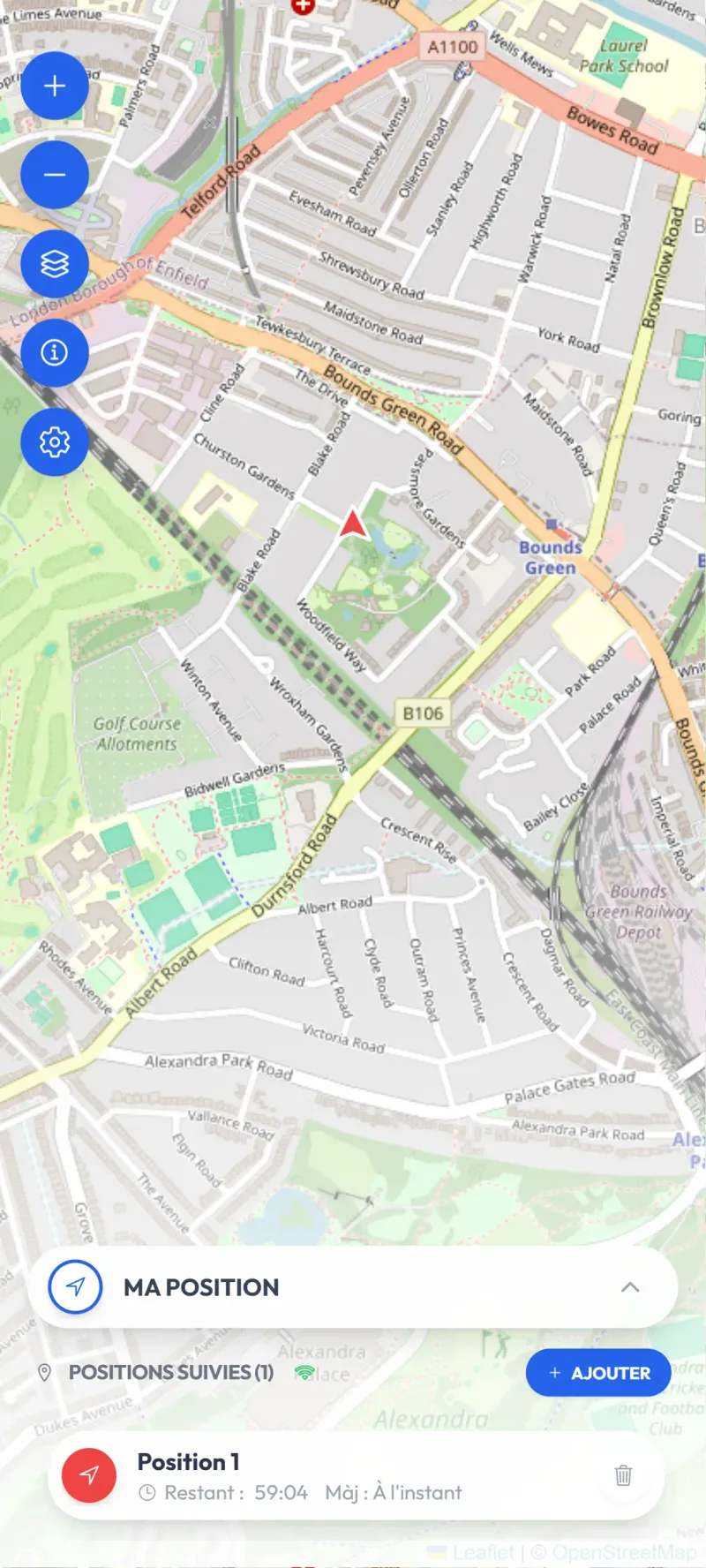 Geoloky capture d'écran