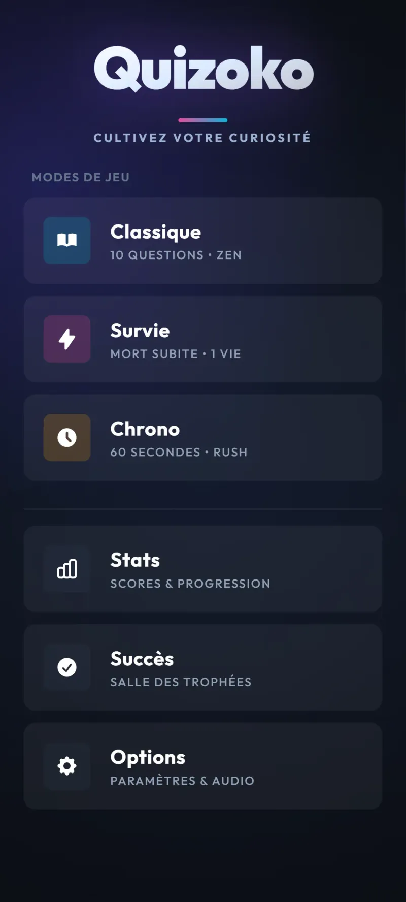 Quizoko capture d'écran