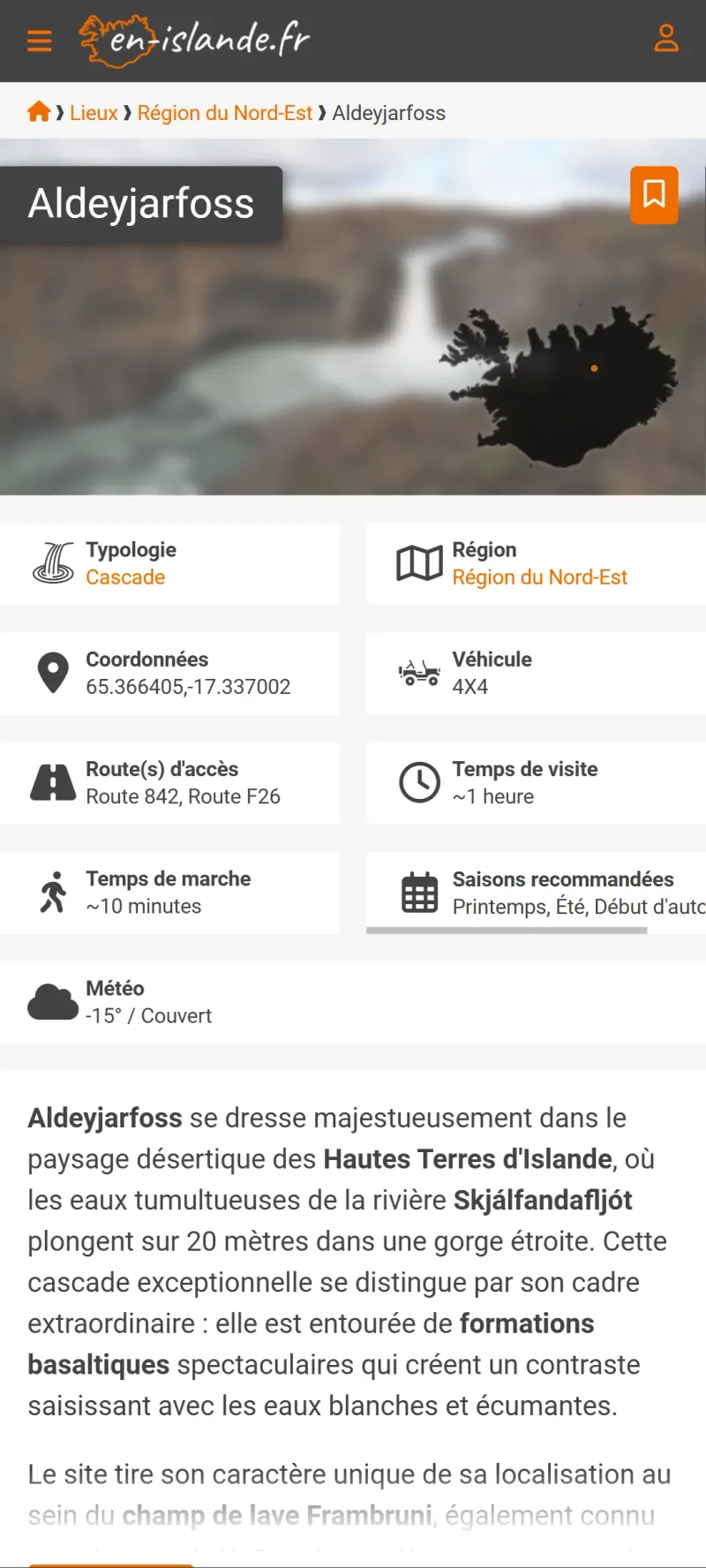 En Islande capture d'écran